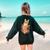 Coquette Music Note Patchwork Ghost Music Teacher Halloween Women's Sweatshirt Back Print Forest Green Coquette Music Note Patchwork Ghost Music Teacher Halloween Women's Sweatshirt Back Print Forest Green