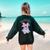 Cute Ghost Book Reading Halloween Teacher Top Girls Women Women's Sweatshirt Back Print Forest Green Cute Ghost Book Reading Halloween Teacher Top Girls Women Women's Sweatshirt Back Print Forest Green