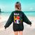 Cute Teach Love And Inspire Men Women Teacher Women's Sweatshirt Back Print Forest Green