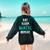 Eat Sleep Math Repeat Math Teacher Men Women Girls Kids Women's Sweatshirt Back Print Forest Green