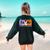 Elements Of Halloween Fear Periodically Chemistry Teacher Women's Sweatshirt Back Print Forest Green Elements Of Halloween Fear Periodically Chemistry Teacher Women's Sweatshirt Back Print Forest Green