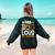 Faboolous ESL ESOL Teacher Spooky Teacher Halloween Costume For Men Women Women's Sweatshirt Back Print Forest Green