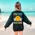 Fifth Grade Team Teachers Boys Girls Retro Smile 5th Grade Women's Sweatshirt Back Print Forest Green