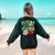 Future Teacher With Canyon And Book Teacher Men Women Girls Kids Women's Sweatshirt Back Print Forest Green Future Teacher With Canyon And Book Teacher Men Women Girls Kids Women's Sweatshirt Back Print Forest Green