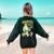 Halloween Costume Haunted By 67 Ghost Math Teacher Professor Women's Sweatshirt Back Print Forest Green Halloween Costume Haunted By 67 Ghost Math Teacher Professor Women's Sweatshirt Back Print Forest Green