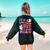 It's a Bootiful Day To Make Music Halloween Music Teacher Women's Sweatshirt Back Print Forest Green It's a Bootiful Day To Make Music Halloween Music Teacher Women's Sweatshirt Back Print Forest Green