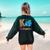 K Is For Kindergarten Teacher Tie Dye Back To School Kinder For Men Women Girls Kids Women's Sweatshirt Back Print Forest Green