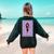La Maestra Mexican Bingo Card Teacher Lottery Card Women's Sweatshirt Back Print Forest Green La Maestra Mexican Bingo Card Teacher Lottery Card Women's Sweatshirt Back Print Forest Green