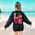 Love Kindergarten Cute Apple School Teacher Women's Sweatshirt Back Print Forest Green Love Kindergarten Cute Apple School Teacher Women's Sweatshirt Back Print Forest Green
