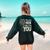 Make Your Mark Dandelion Happy Dot Day Shirts Teacher Kids Women's Sweatshirt Back Print Forest Green