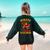 Pirate Pre-K Teacher Preschool Halloween Women's Sweatshirt Back Print Forest Green Pirate Pre-K Teacher Preschool Halloween Women's Sweatshirt Back Print Forest Green