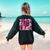 In My Pre-K Era Teachers Women Back To School Kids Girls Women's Sweatshirt Back Print Forest Green In My Pre-K Era Teachers Women Back To School Kids Girls Women's Sweatshirt Back Print Forest Green