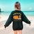 Pumpkin Spice And Teacher Life Halloween Teacher Women's Sweatshirt Back Print Forest Green Pumpkin Spice And Teacher Life Halloween Teacher Women's Sweatshirt Back Print Forest Green