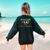 If You Can Read This Thank A Teacher Gratitude Men Women Girls Kids Women's Sweatshirt Back Print Forest Green