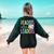 Readers Are Leaders Reading Book Lovers Teacher Women Kids Women's Sweatshirt Back Print Forest Green Readers Are Leaders Reading Book Lovers Teacher Women Kids Women's Sweatshirt Back Print Forest Green