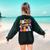 Retro Groovy In My Teaching Era Best Teacher Appreciation Women's Sweatshirt Back Print Forest Green Retro Groovy In My Teaching Era Best Teacher Appreciation Women's Sweatshirt Back Print Forest Green