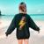 Retro Pencil Pencil Back To School Teacher Student Women's Sweatshirt Back Print Forest Green Retro Pencil Pencil Back To School Teacher Student Women's Sweatshirt Back Print Forest Green