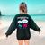 Right Acute Triangle Math Teacher Cool Geometry Women's Sweatshirt Back Print Forest Green