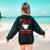This Is My Scary Science Teacher Costume Ghost Halloween Women's Sweatshirt Back Print Forest Green