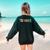 School Teacher Men And Women Back To School Teachers Women's Sweatshirt Back Print Forest Green