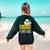 Science Teacher Halloween Elements Of Surprise Chemistry Women's Sweatshirt Back Print Forest Green