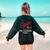 This Is My Super ESL Teacher Costume Lazy Halloween Women's Sweatshirt Back Print Forest Green