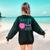 Teacher Of Tiny Humans Preschool Pre K Kindergarten Teacher Women's Sweatshirt Back Print Forest Green Teacher Of Tiny Humans Preschool Pre K Kindergarten Teacher Women's Sweatshirt Back Print Forest Green