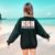 Teaching Is My Boos Teacher Ghost Halloween Women Girls Women's Sweatshirt Back Print Forest Green