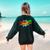 Teaching Is My Superpower Comic Back To School Teacher Women's Sweatshirt Back Print Forest Green