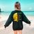 Yoga Meditation Buddha Yoga Teacher T-Shirt Women's Sweatshirt Back Print Forest Green