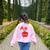 A Is For Apple Pre-K Kindergarten Teacher Student Women's Sweatshirt Back Print Light Pink A Is For Apple Pre-K Kindergarten Teacher Student Women's Sweatshirt Back Print Light Pink