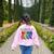 Art Teacher For Women Art Teacher Clothes Women's Sweatshirt Back Print Light Pink