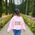 Artist Art Teacher School Artist Joke Women's Sweatshirt Back Print Light Pink Artist Art Teacher School Artist Joke Women's Sweatshirt Back Print Light Pink