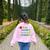 THE BEST TEACHERS ARE BORN IN DECEMBER Women's Sweatshirt Back Print Light Pink THE BEST TEACHERS ARE BORN IN DECEMBER Women's Sweatshirt Back Print Light Pink