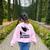 Boston Terrier Shirt Ok Seriously Who Farted Women's Sweatshirt Back Print Light Pink