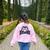 Bulldogs Teacher Student School Sports Fan Team Spirit Women's Sweatshirt Back Print Light Pink Bulldogs Teacher Student School Sports Fan Team Spirit Women's Sweatshirt Back Print Light Pink