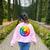 Color Wheel Palette Shirt Artist Painter Art Teacher Tshirt Women's Sweatshirt Back Print Light Pink