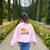 I Dig Kindergarten Student Teacher Construction First Day Women's Sweatshirt Back Print Light Pink