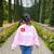 El Professor Money Costume Profesor Glasses Men Teacher Gift Women's Sweatshirt Back Print Light Pink