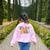 English Teacher Ela Vibes Teacher Kids First Day Of School Women's Sweatshirt Back Print Light Pink