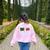 First Teach Then Thanksgiving I'm Earning A Break Teacher Women's Sweatshirt Back Print Light Pink First Teach Then Thanksgiving I'm Earning A Break Teacher Women's Sweatshirt Back Print Light Pink