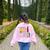 Fri-Yay Happy Friday Lovers Teacher Weekend Women Women's Sweatshirt Back Print Light Pink