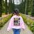 Funny Boston Terrier Quote In My Boston Terrier Era Cool Dog Men Women Women's Sweatshirt Back Print Light Pink