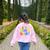 Happy 100th Day Of School 100 Days Brighter Girls Teacher Women's Sweatshirt Back Print Light Pink Happy 100th Day Of School 100 Days Brighter Girls Teacher Women's Sweatshirt Back Print Light Pink