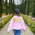Happy Friyay Teacher Shirt Cute Teacher Fashion Bruh Fri-Yay Women's Sweatshirt Back Print Light Pink