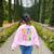 Happy To See Your Face Teacher Disco Ball Back To School Women's Sweatshirt Back Print Light Pink Happy To See Your Face Teacher Disco Ball Back To School Women's Sweatshirt Back Print Light Pink