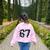 Haunted By 6 7 67 Six Seven Halloween Teacher Mom Women's Sweatshirt Back Print Light Pink