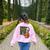 Haunted By 6-7 Six Seven 67 Math Teacher Halloween Skeleton Women's Sweatshirt Back Print Light Pink Haunted By 6-7 Six Seven 67 Math Teacher Halloween Skeleton Women's Sweatshirt Back Print Light Pink