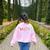 Its A Good Day To Do Math Test Day Testing Math Teachers Kid Women's Sweatshirt Back Print Light Pink