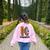 K Is For Kindness Unity Day Teacher Kids Women's Sweatshirt Back Print Light Pink K Is For Kindness Unity Day Teacher Kids Women's Sweatshirt Back Print Light Pink